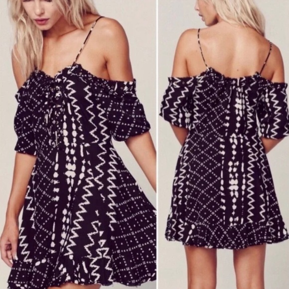 Tularosa Dresses & Skirts - Tularosa | Revolve Tionesta Laced Off-Shoulder Mini Dress